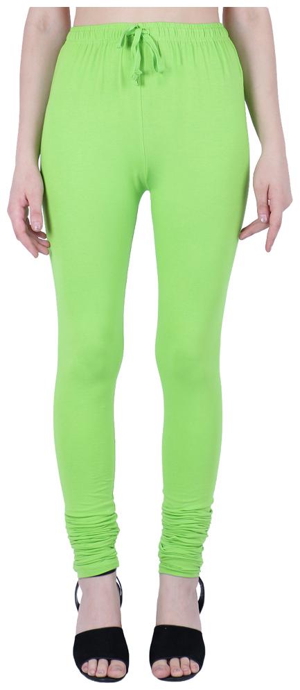 

Robinbosky premium Cotton stretchable Churidar Leggings - Green