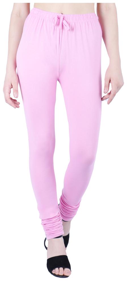 

Robinbosky premium Cotton stretchable Churidar Leggings - Pink