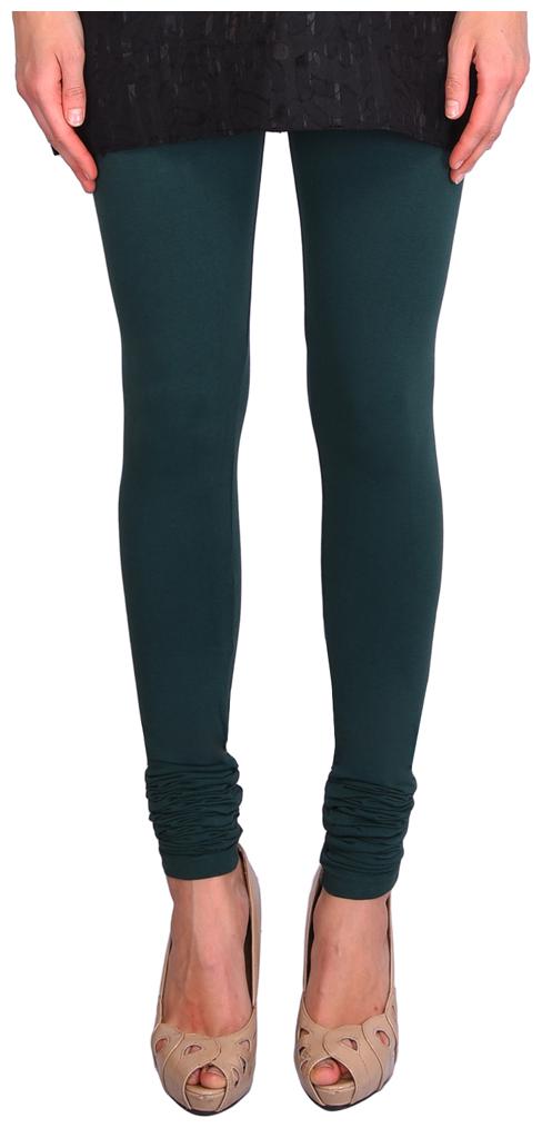 

Robinbosky premium Cotton stretchable Churidar Leggings - Green