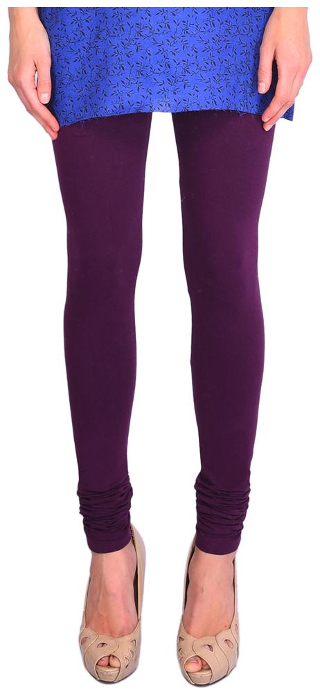 

Robinbosky premium Cotton stretchable Churidar Leggings - Purple