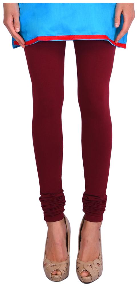 

Robinbosky premium Cotton stretchable Churidar Leggings - Maroon