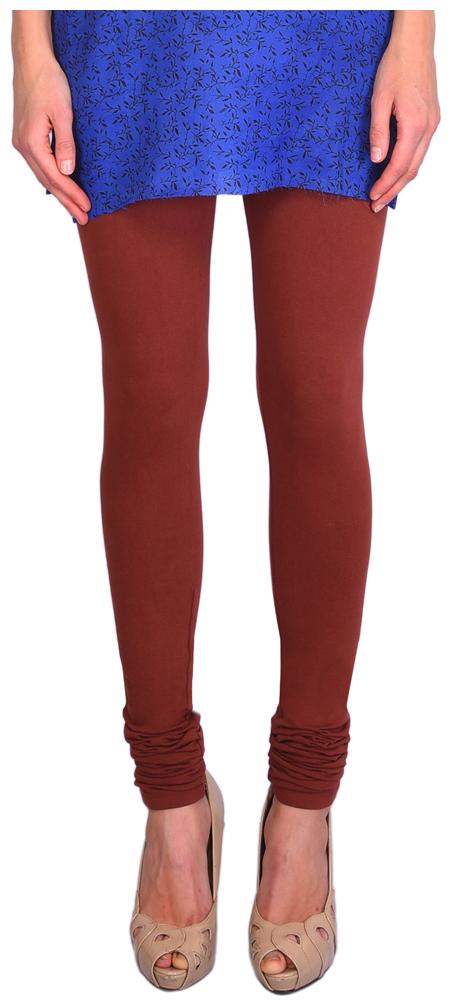 

Robinbosky premium Cotton stretchable Churidar Leggings - Brown