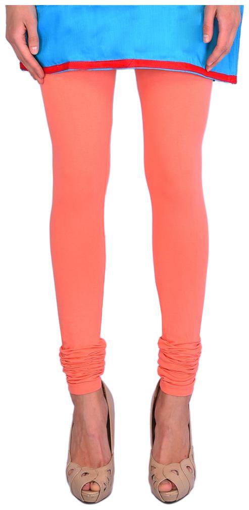 

Robinbosky premium Cotton stretchable Churidar Leggings - Orange