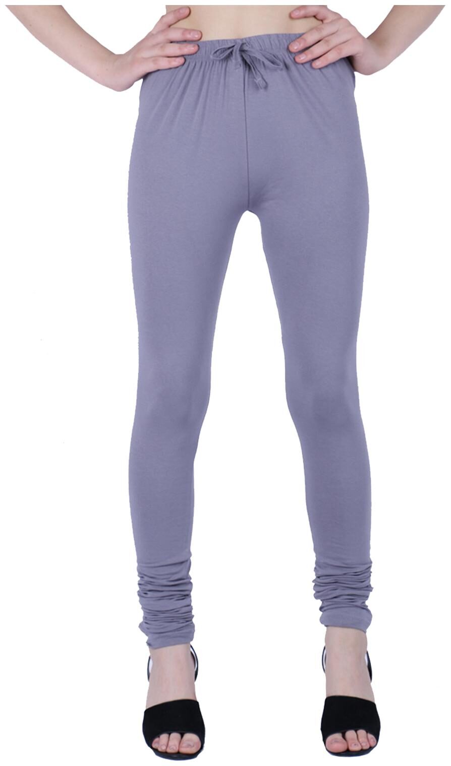 

Robinbosky premium Cotton stretchable Churidar Leggings - Grey