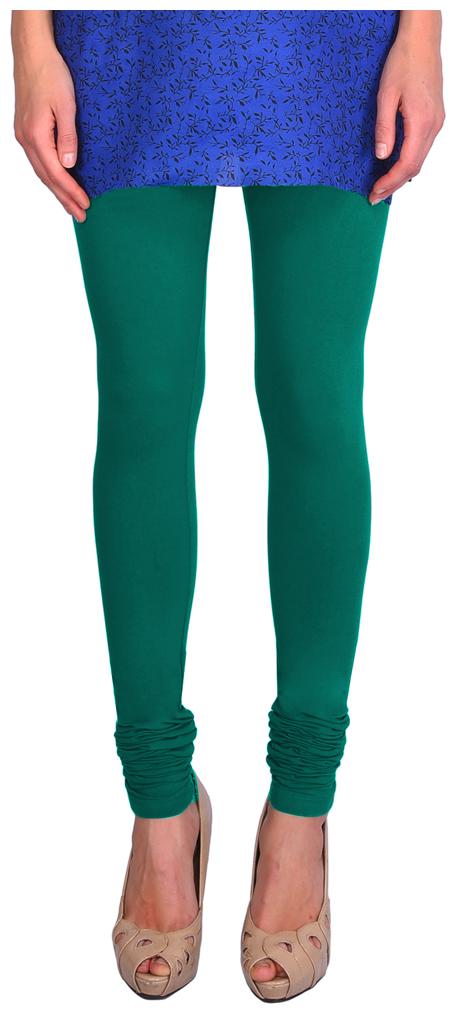 

Robinbosky premium Cotton stretchable Churidar Leggings - Green