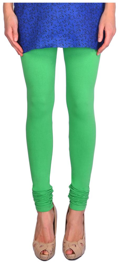 

Robinbosky premium Cotton stretchable Churidar Leggings - Green