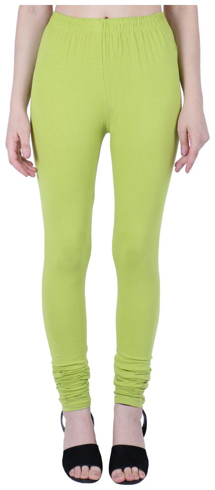 

Robinbosky premium Cotton stretchable Churidar Leggings - Green