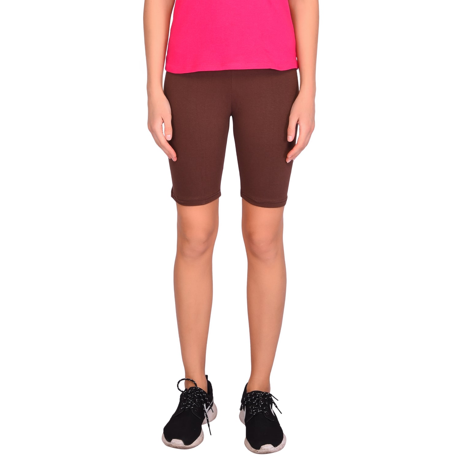 

Robinbosky Women Solid Sport shorts - Brown