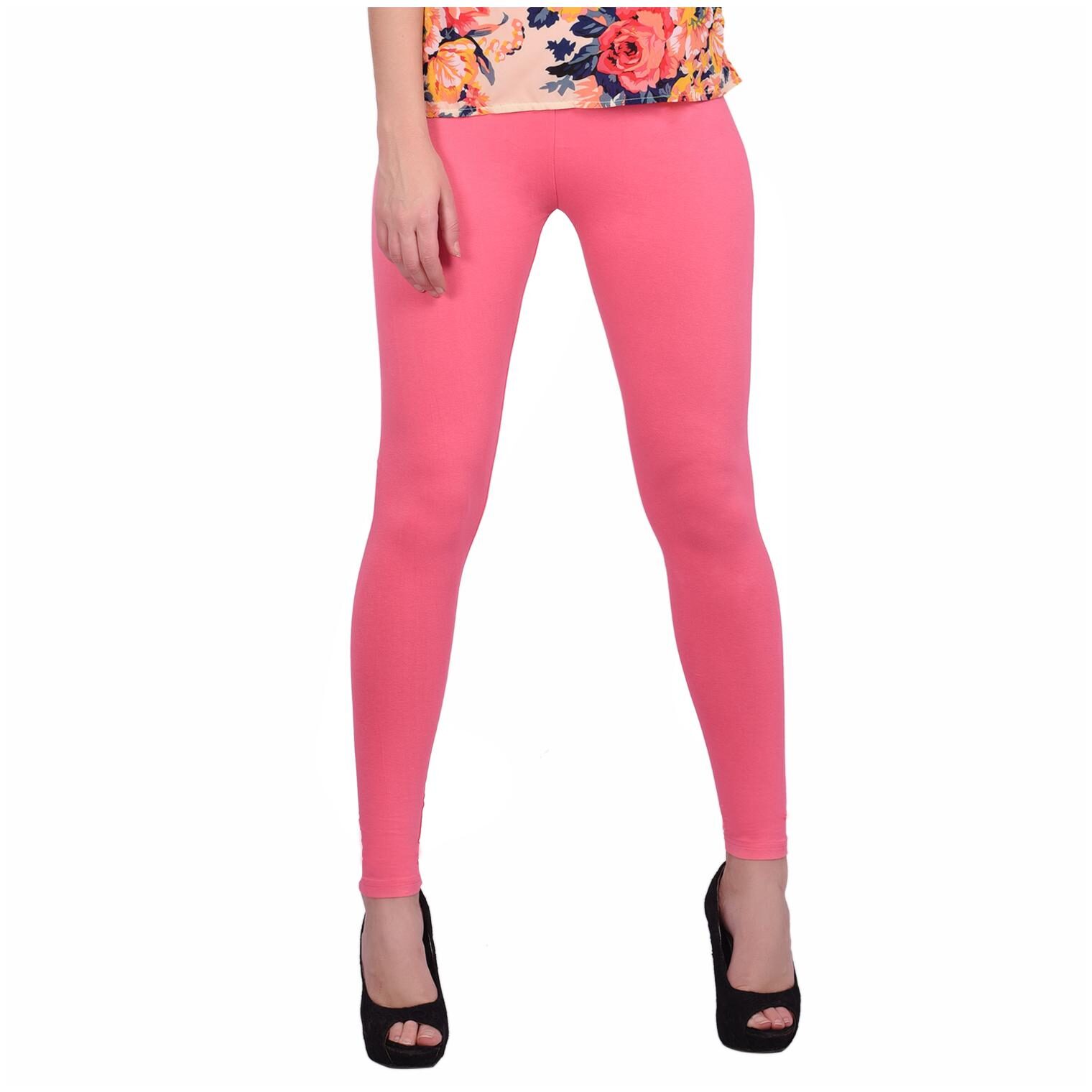 

Robinbosky Women Cotton Leggings -Pink