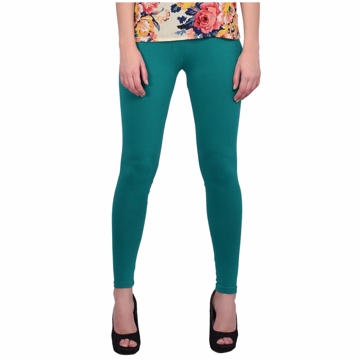 

Robinbosky Women Cotton Leggings -Green