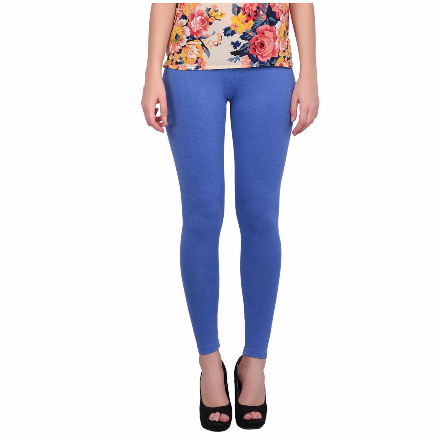 

Robinbosky Women Cotton Leggings -Blue