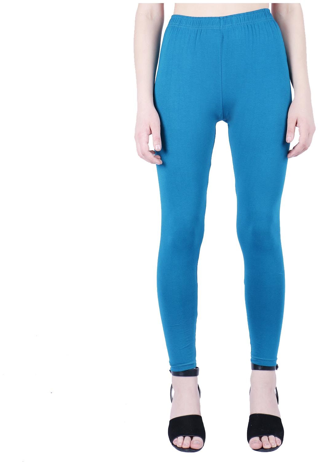 

Robinbosky Women Cotton Leggings -Blue