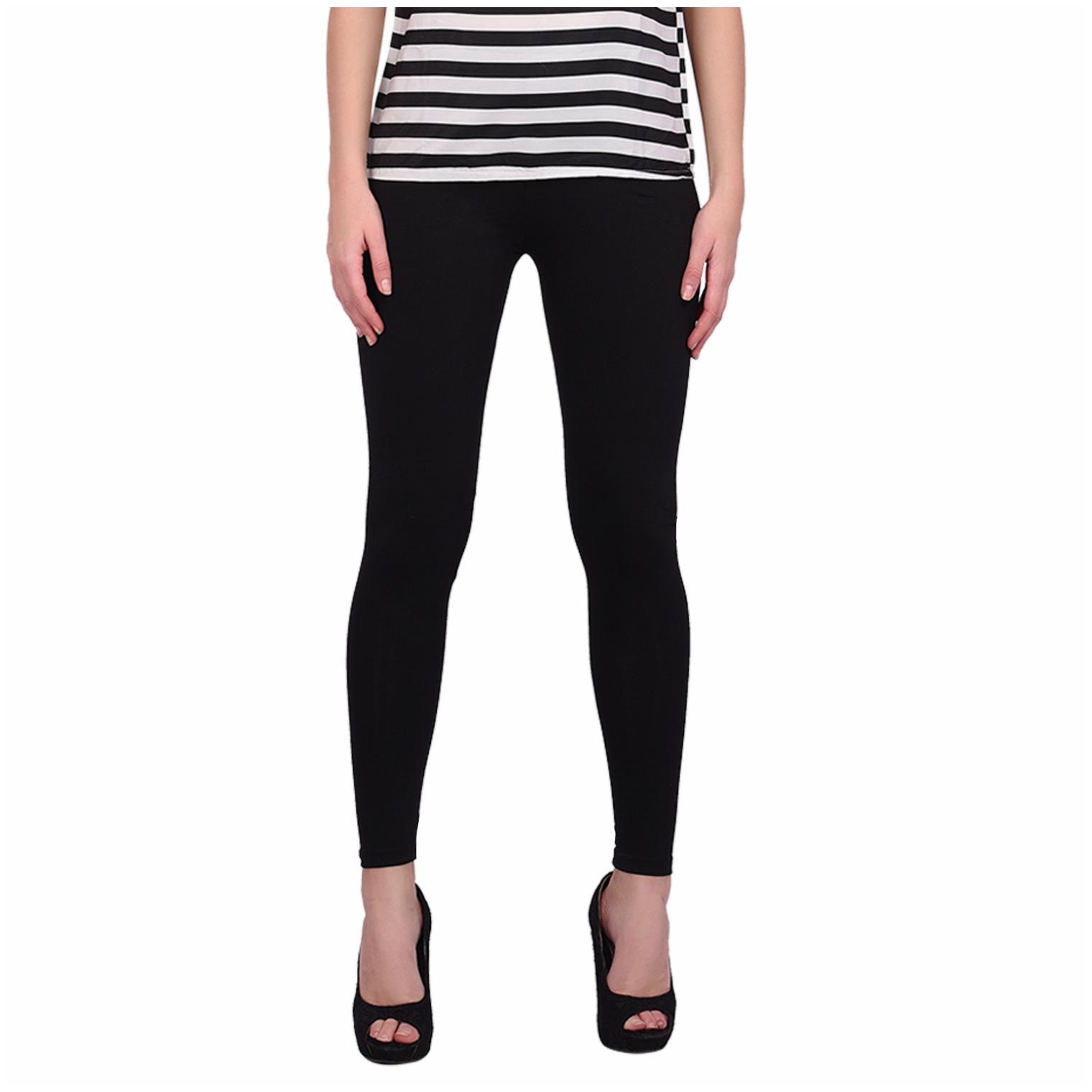 

Robinbosky Women Cotton Leggings -Black