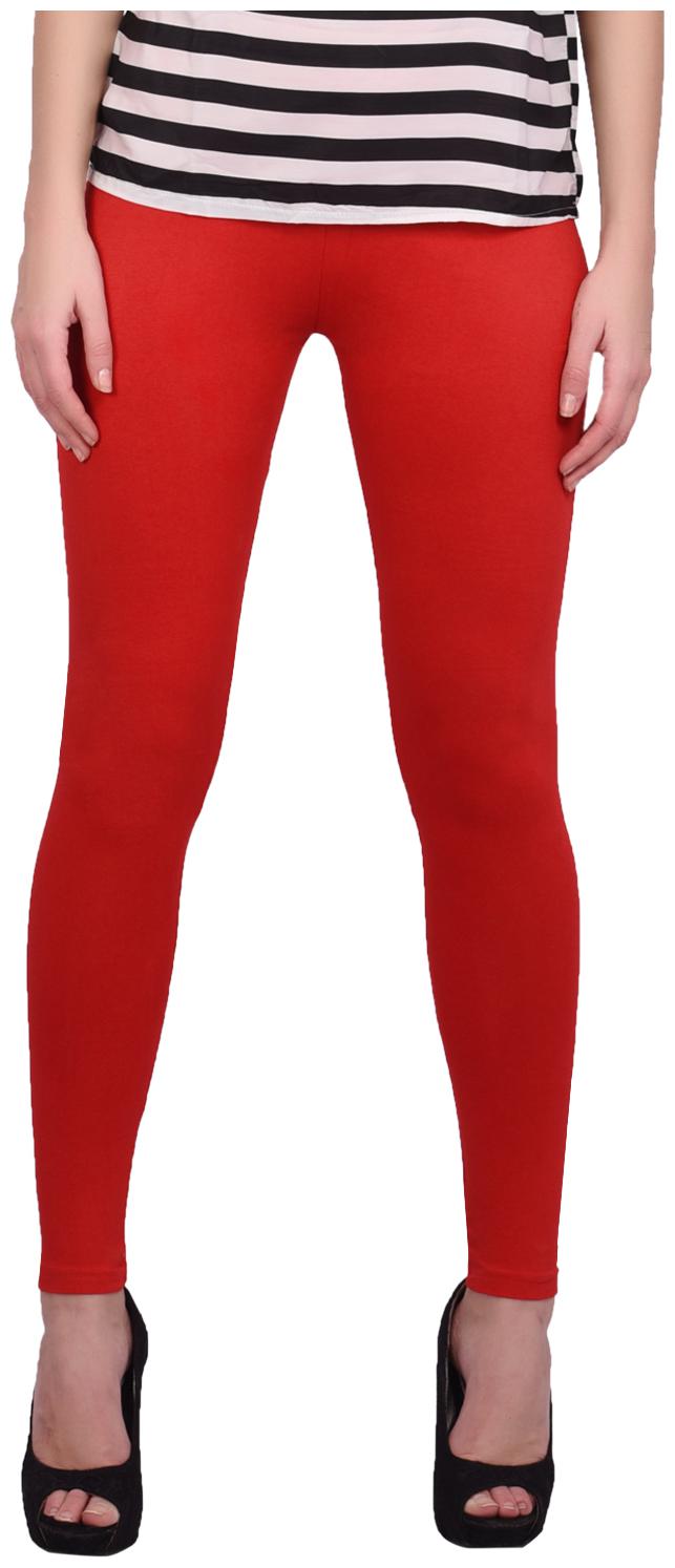 

Robinbosky Women Cotton Leggings -Red