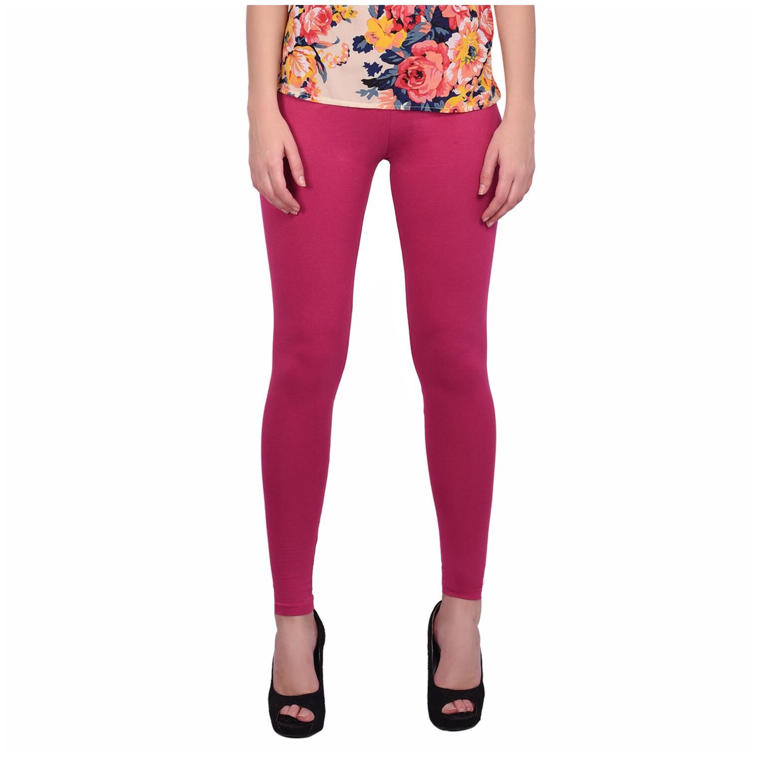

Robinbosky Women Cotton Leggings -Pink