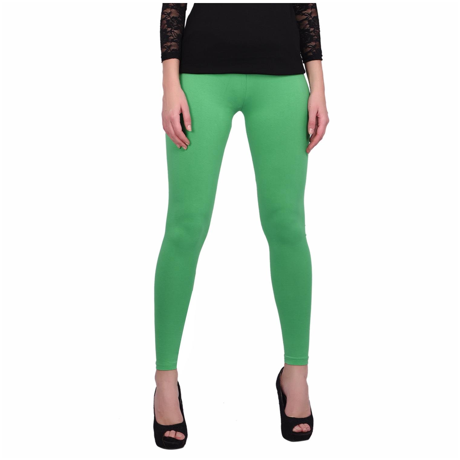 

Robinbosky Women Cotton Leggings -Green