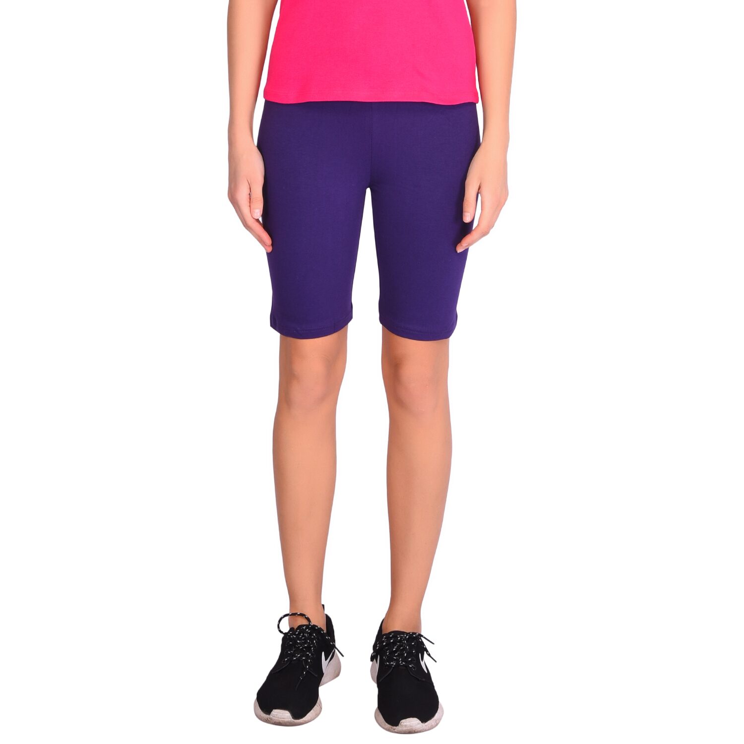 

Robinbosky Women Solid Sport shorts - Purple