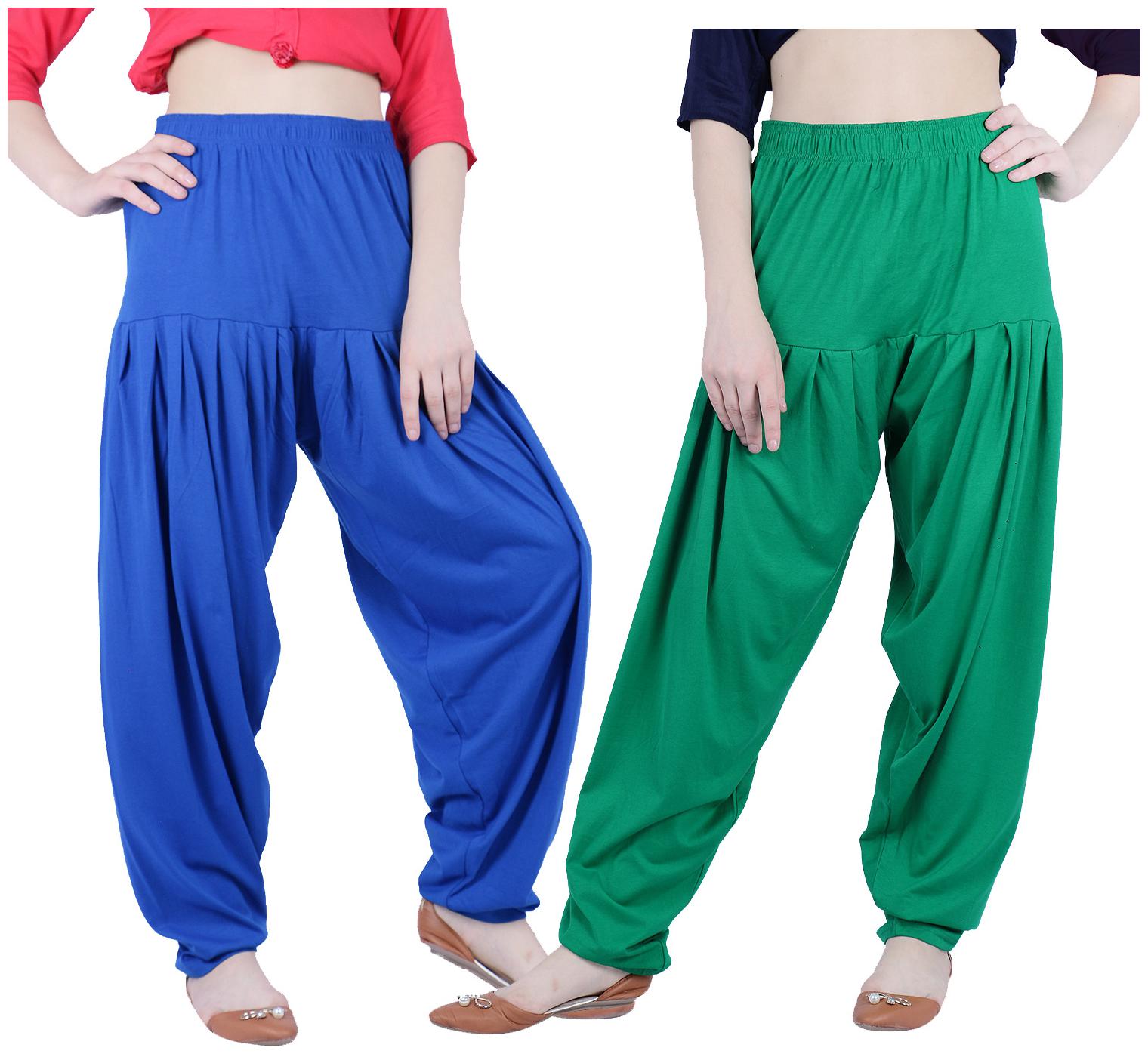 

Robinbosky Cotton Salwar - Blue Green