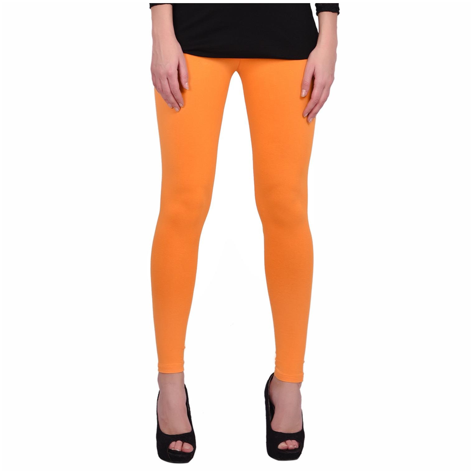 

Robinbosky Women Cotton Leggings -Yellow