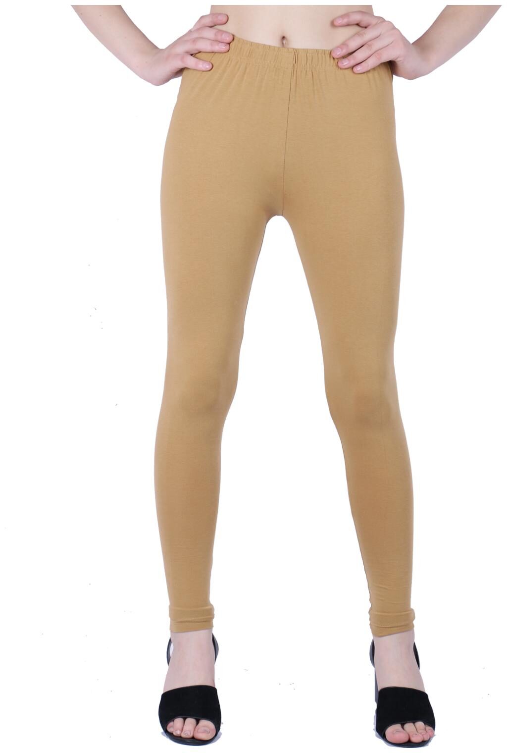 

Robinbosky Women Cotton Leggings -Gold
