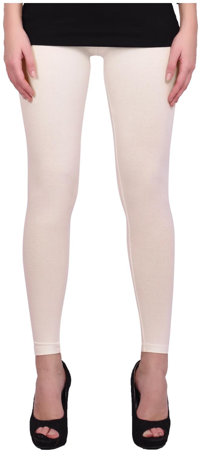 

Robinbosky Women Cotton Leggings -Cream