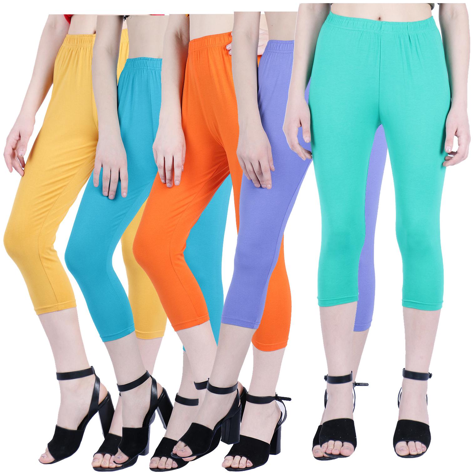 

Robinbosky Women Three-fourth Solid Leggings
