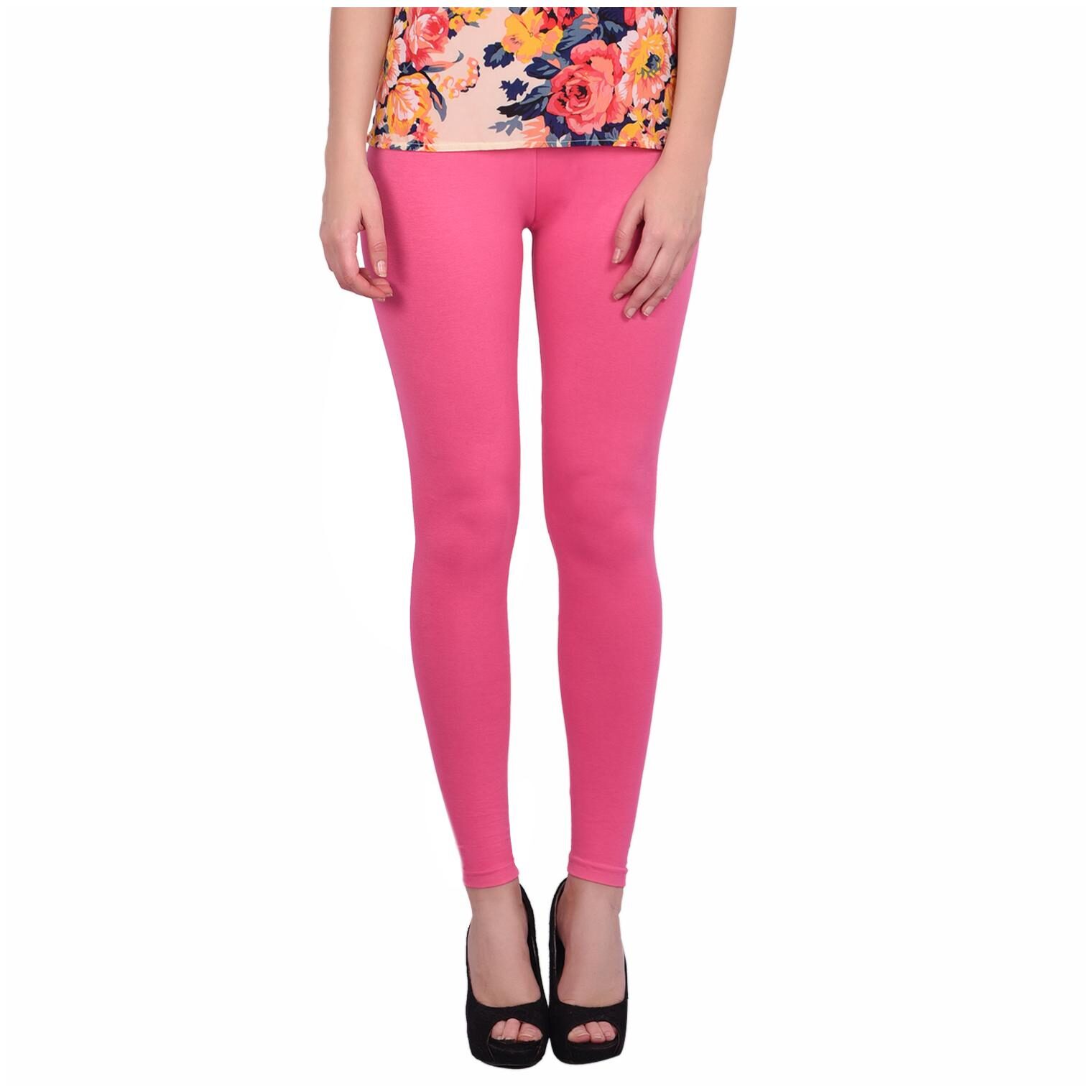 

Robinbosky Women Cotton Leggings -Pink