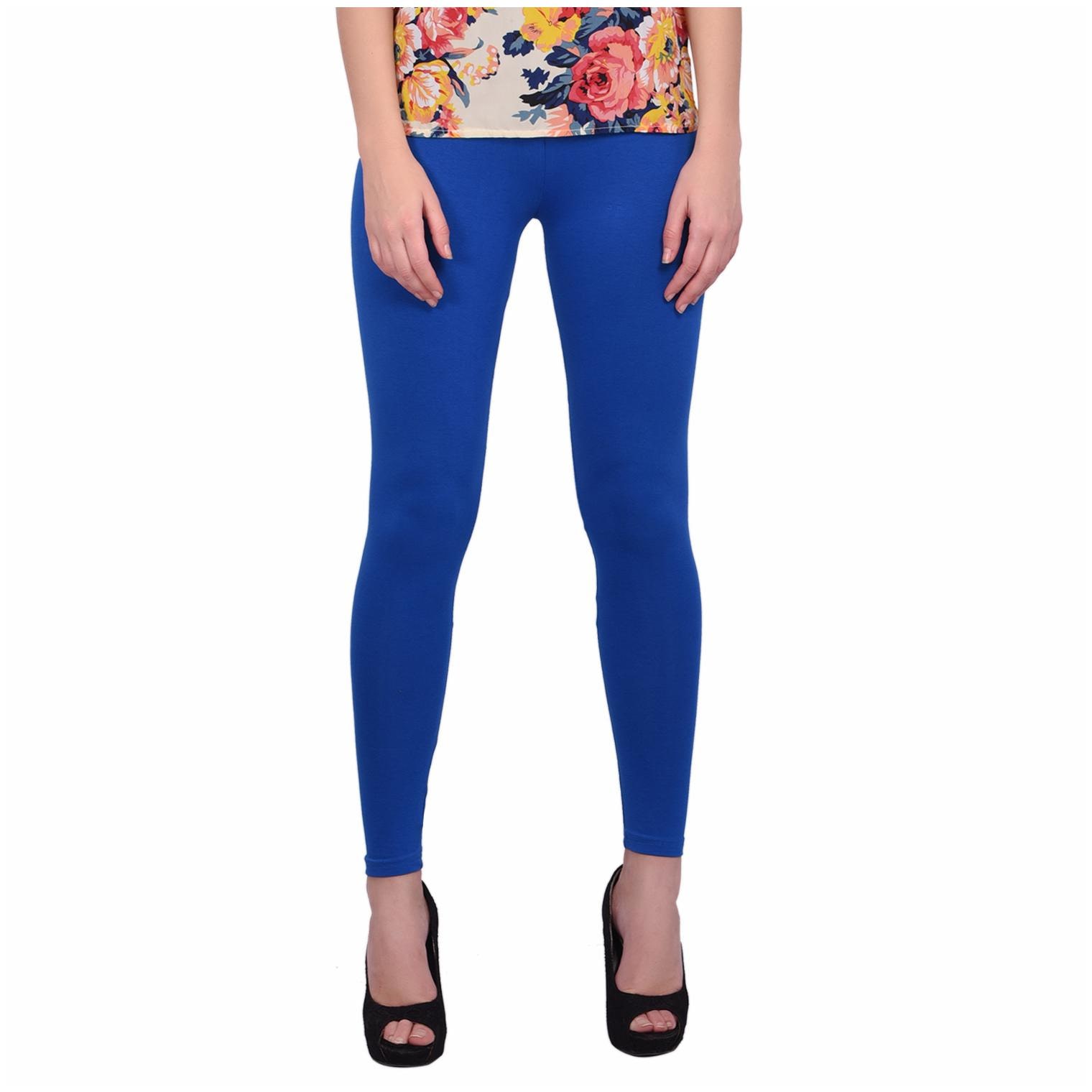 

Robinbosky Women Cotton Leggings -Blue