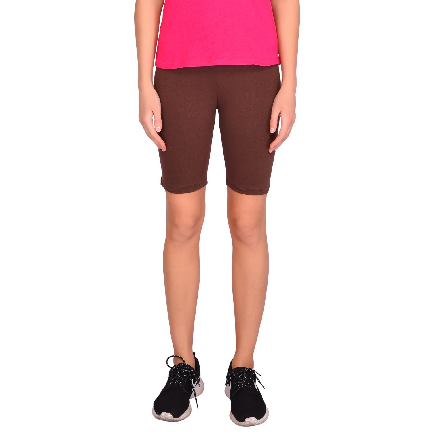 

Robinbosky Women Solid Sport shorts - Brown
