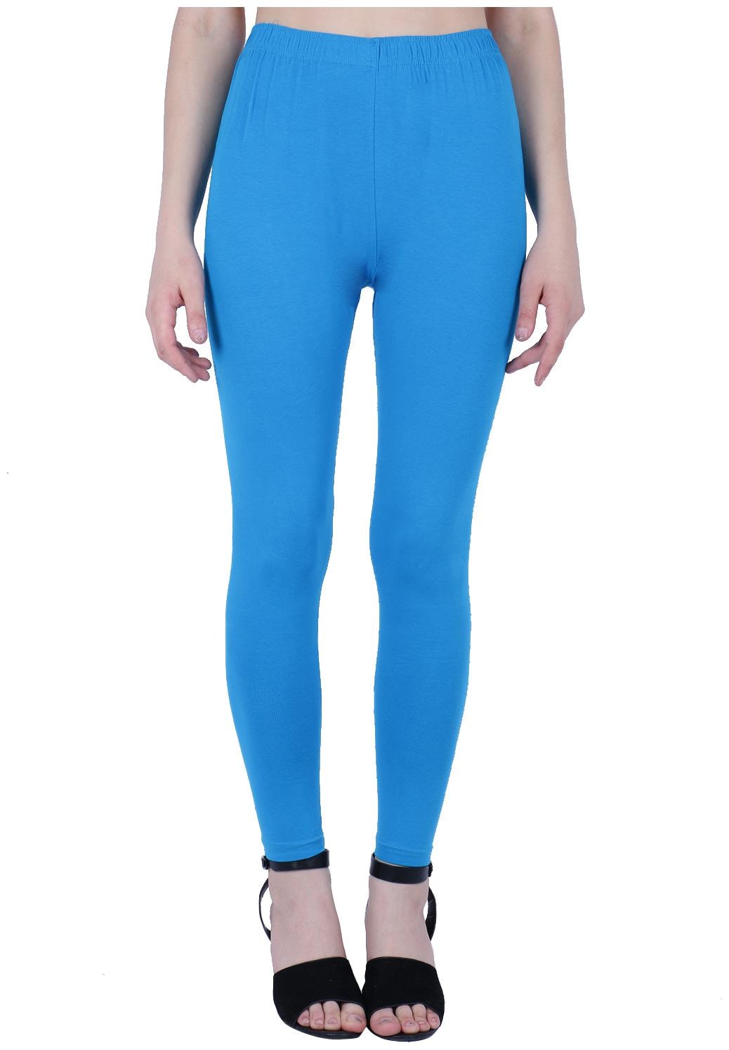 

Robinbosky Women Cotton Leggings -Blue