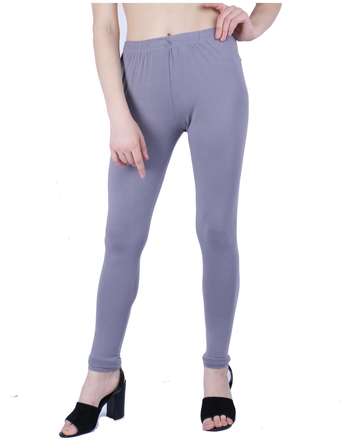 

Robinbosky Women Cotton Leggings -Grey