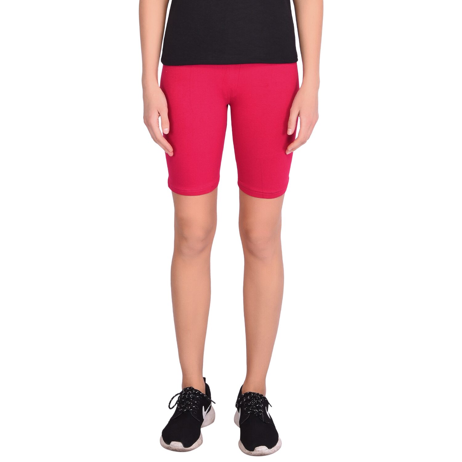 

Robinbosky Women Solid Sport shorts - Pink