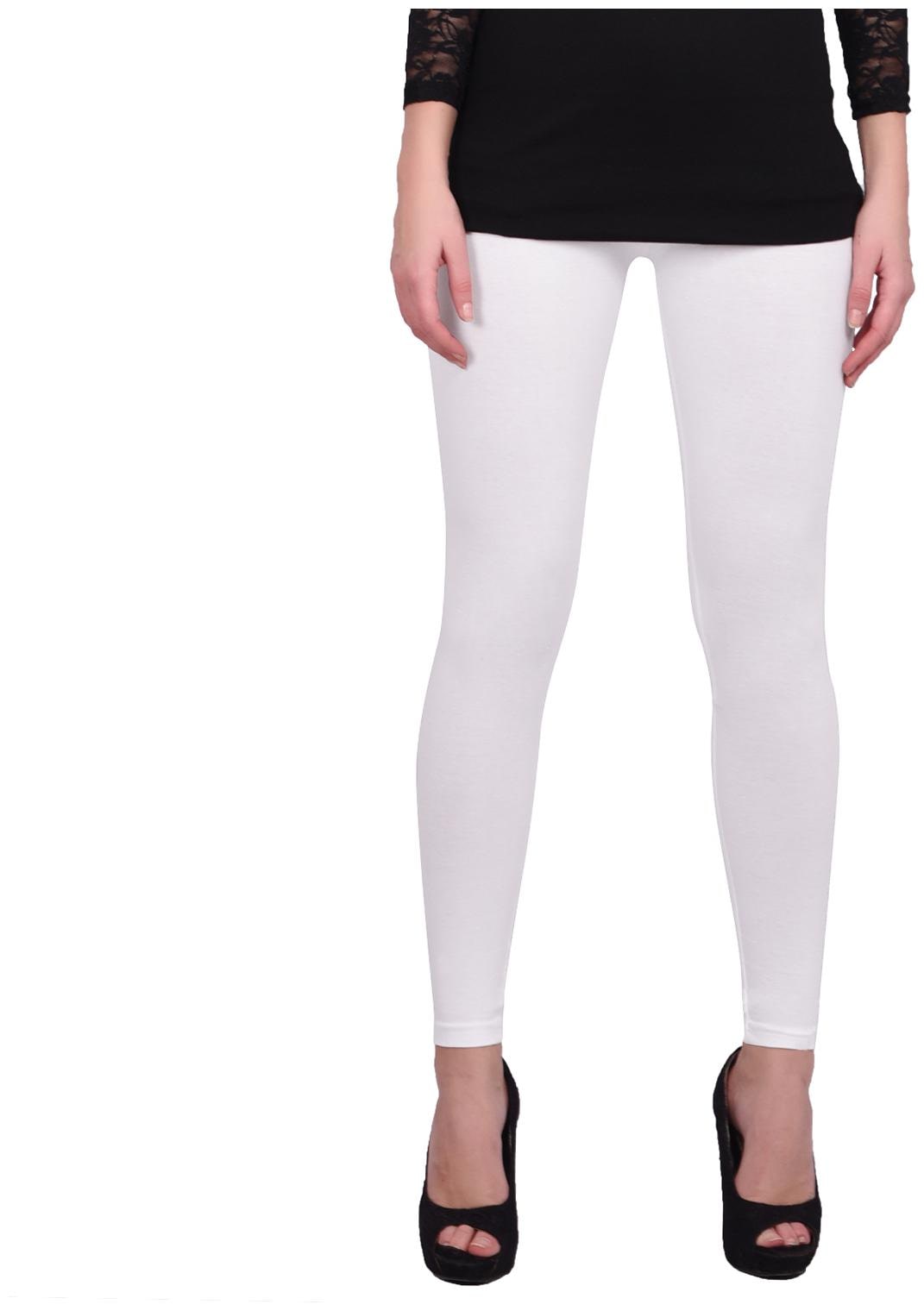 

Robinbosky Women Cotton Leggings -White
