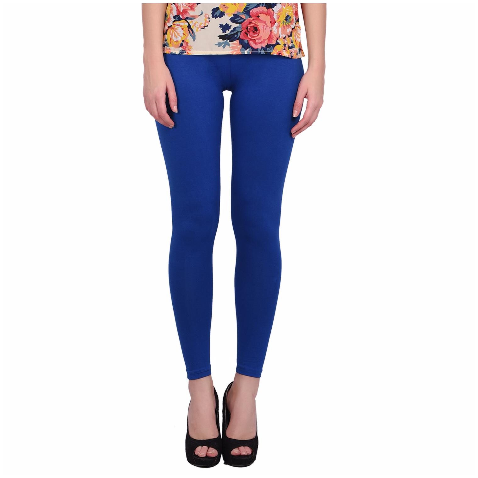 

Robinbosky Women Cotton Leggings -Blue