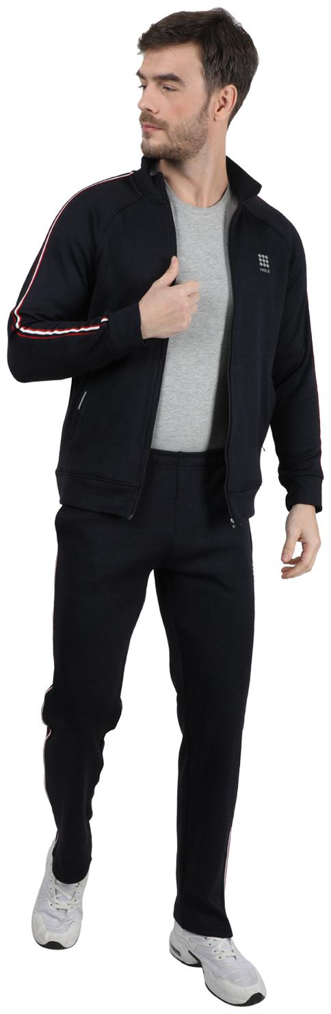 

ROCK IT Men Navy Blue Solid Regular Fit Track Suit