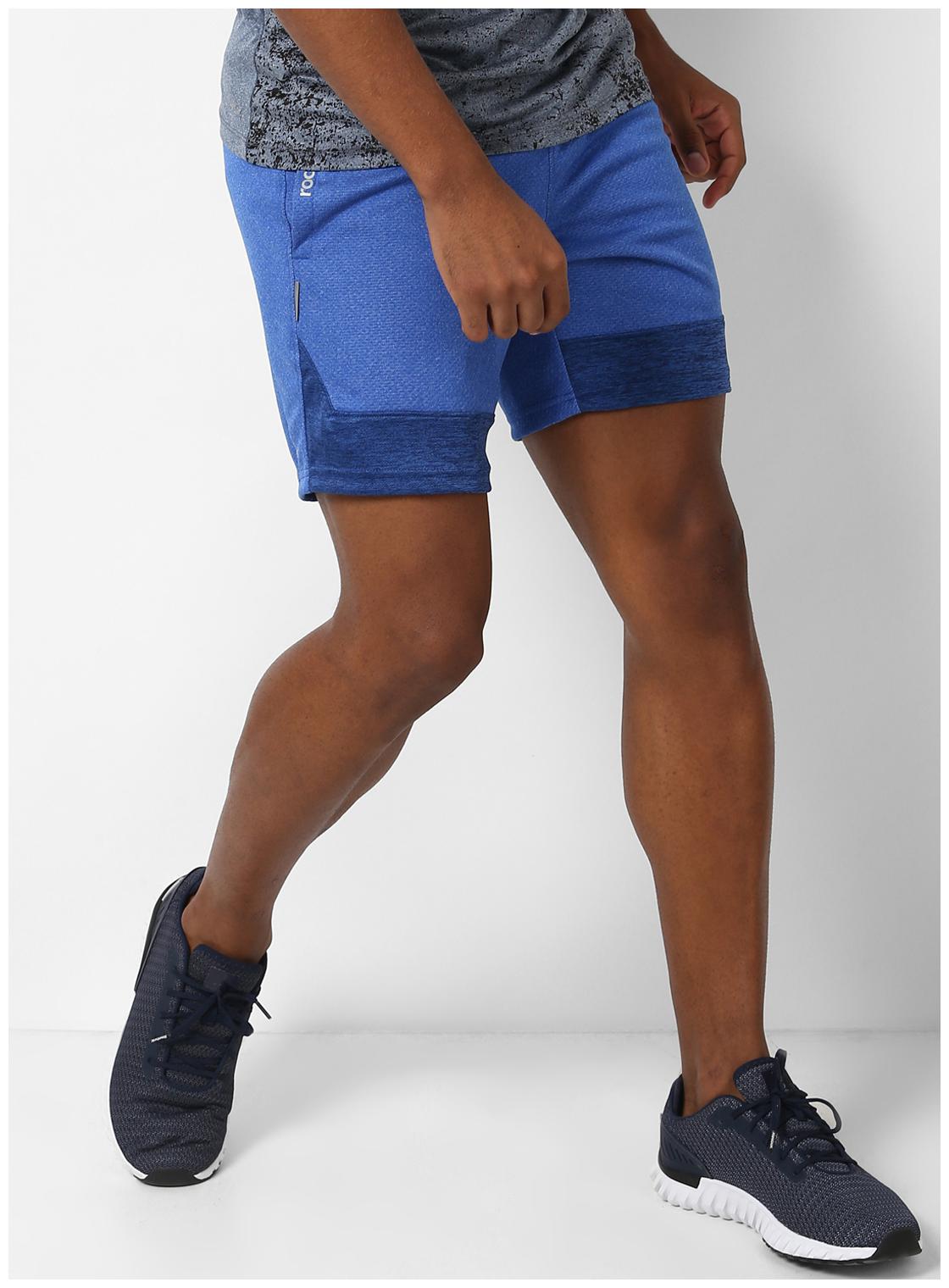 

ROCK IT Men Blue Slim Fit Regular Shorts