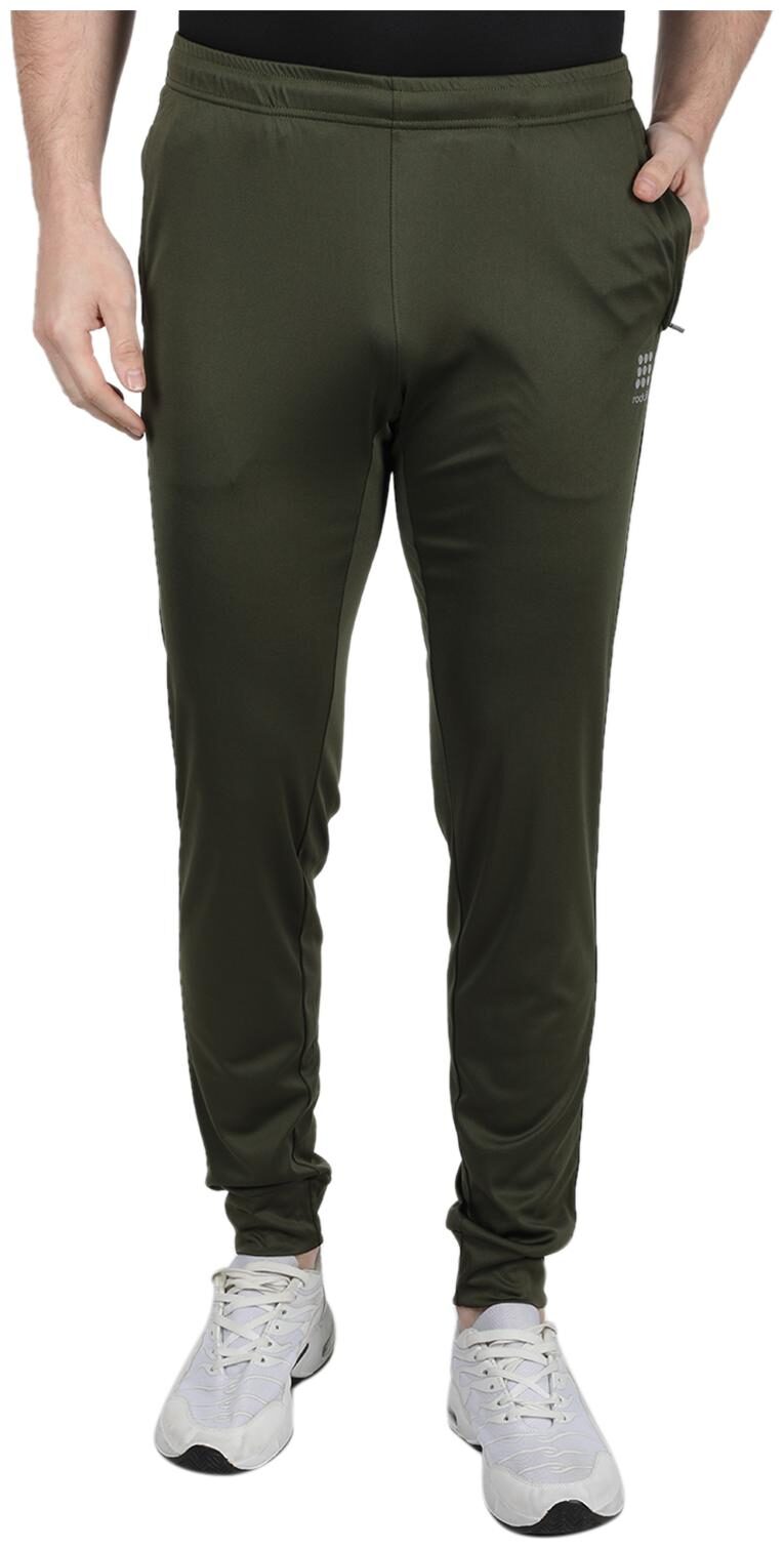 

ROCK IT Men Olive Solid Regular fit Joggers