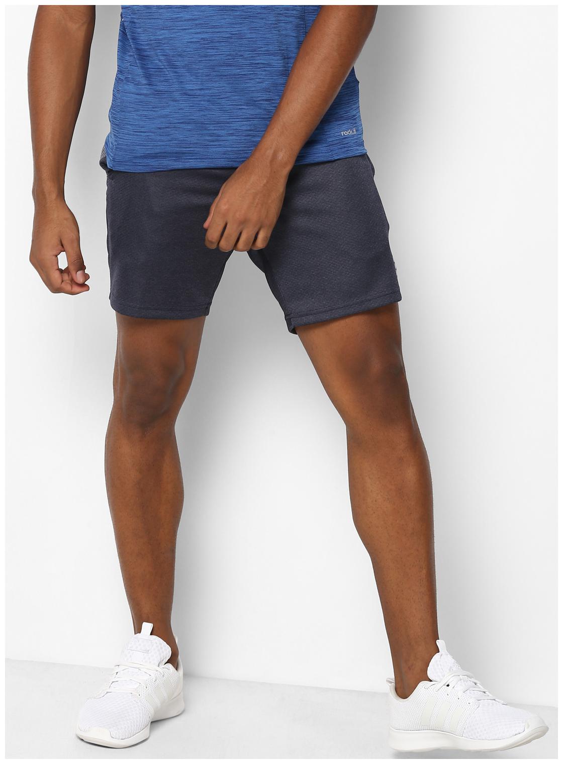 

ROCK IT Men Grey Slim Fit Regular Shorts