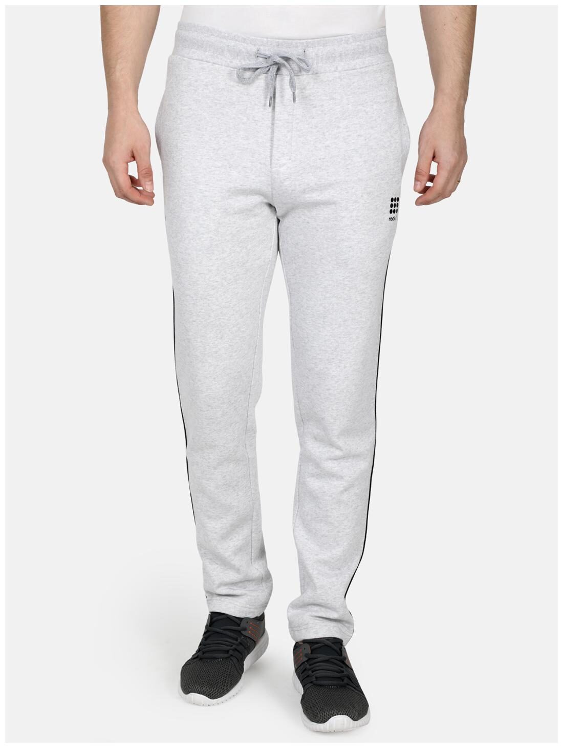 

ROCK IT Men Grey Solid Regular fit Track pants