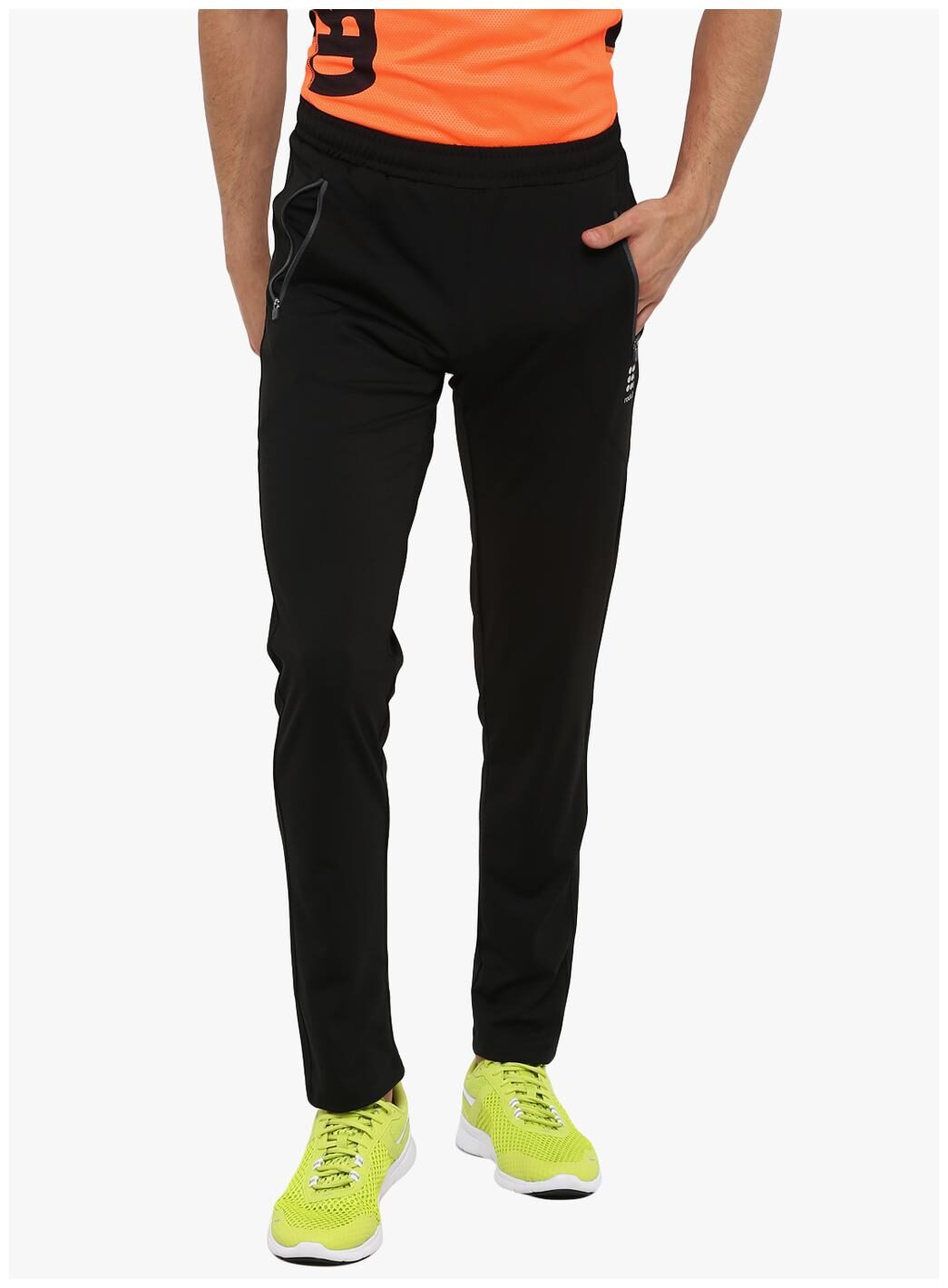 

ROCK IT Men Black Solid Slim fit Track pants