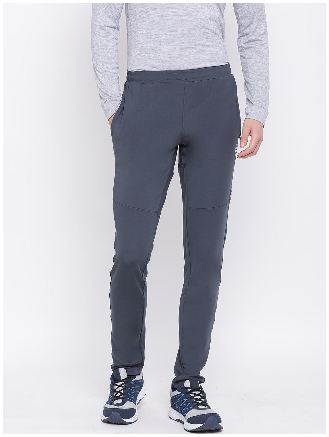 

ROCK IT Men Grey Solid Regular fit Track pants