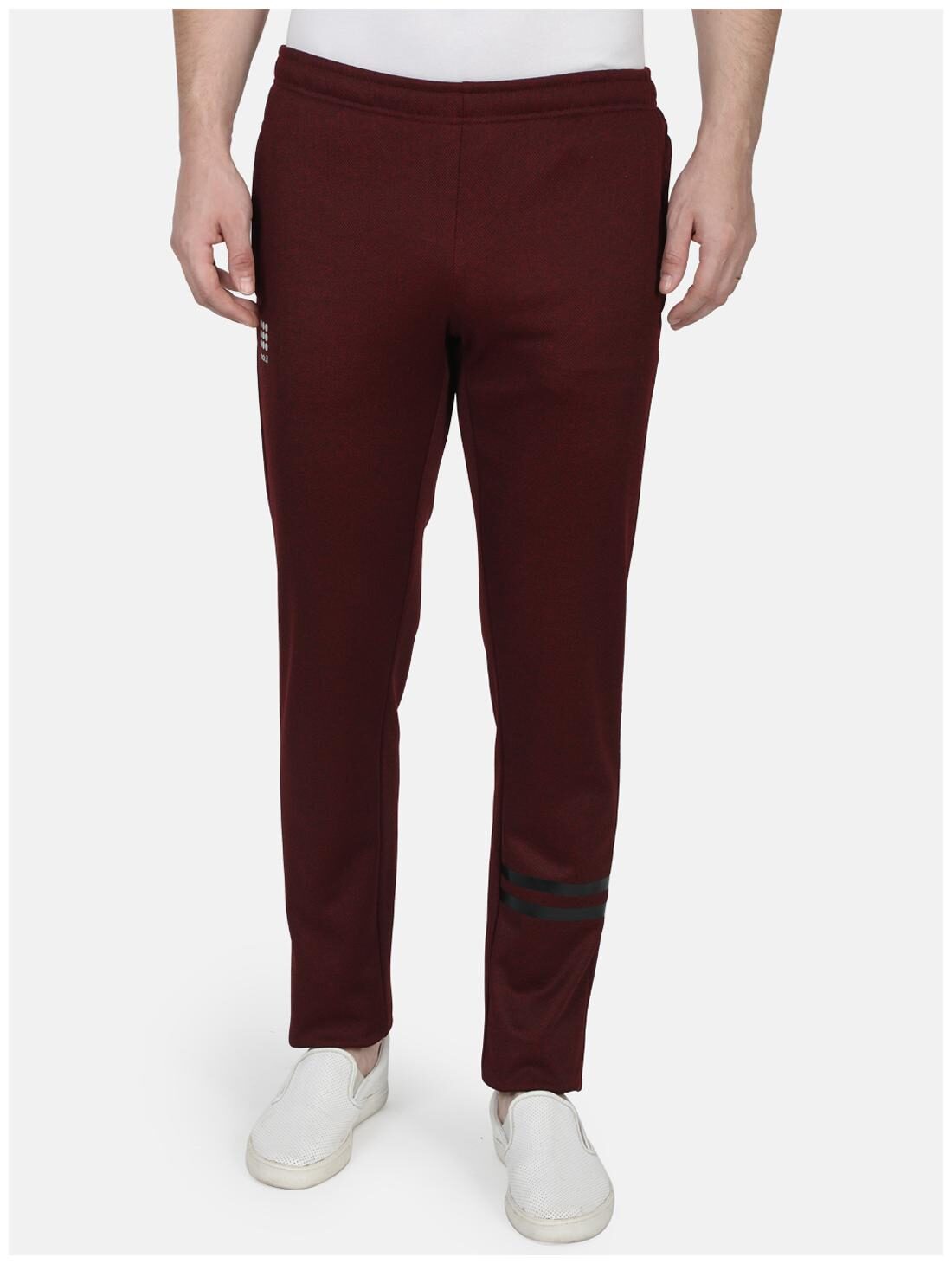 

ROCK IT Men Maroon Solid Regular fit Track pants