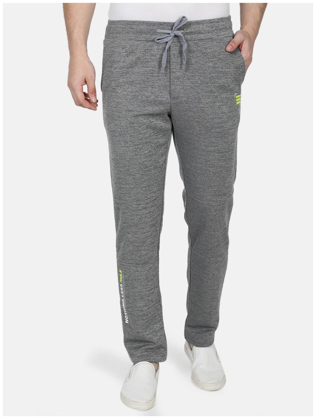

ROCK IT Men Grey Solid Regular fit Track pants
