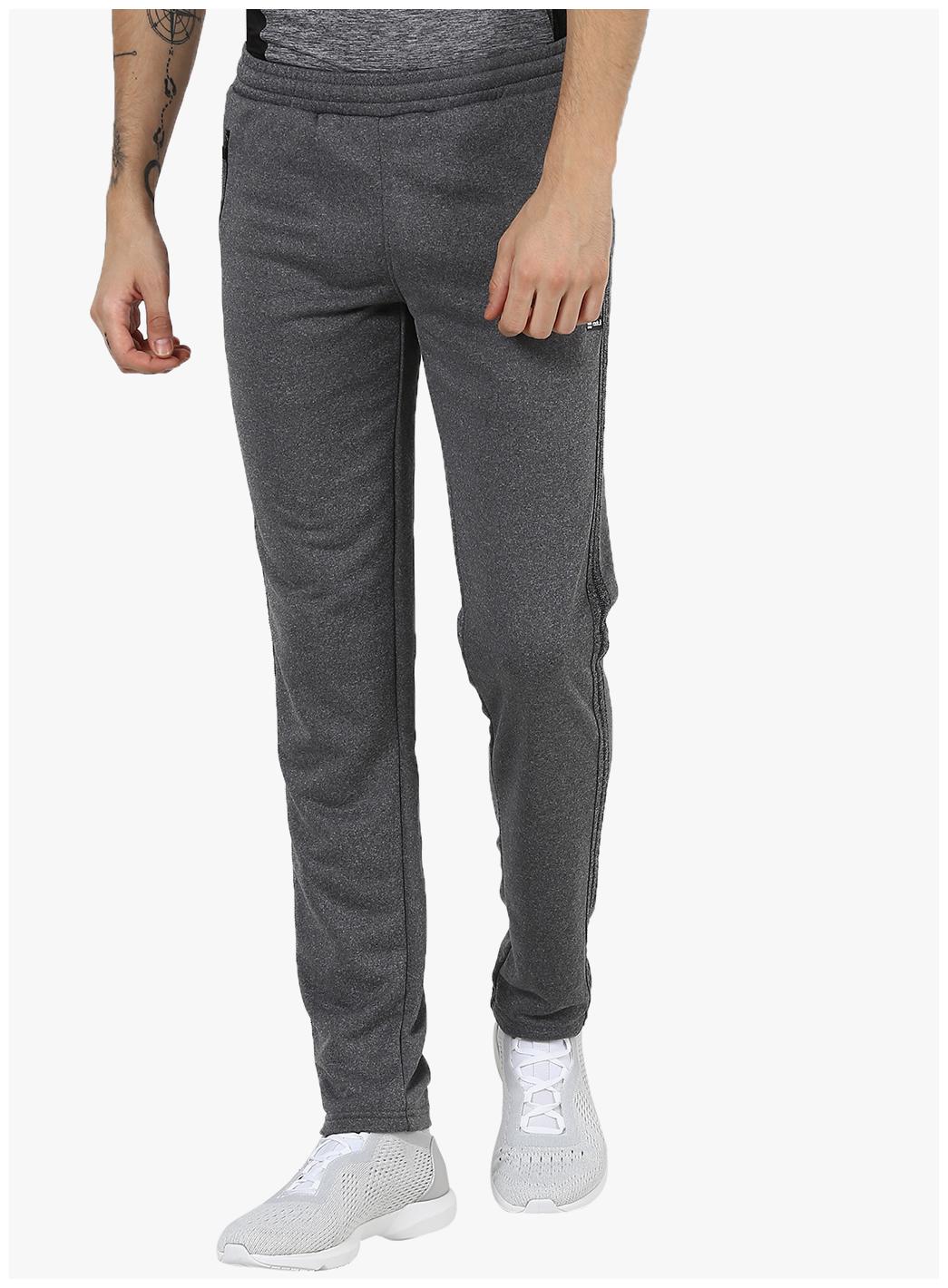 

ROCK IT Men Grey Solid Slim fit Track pants