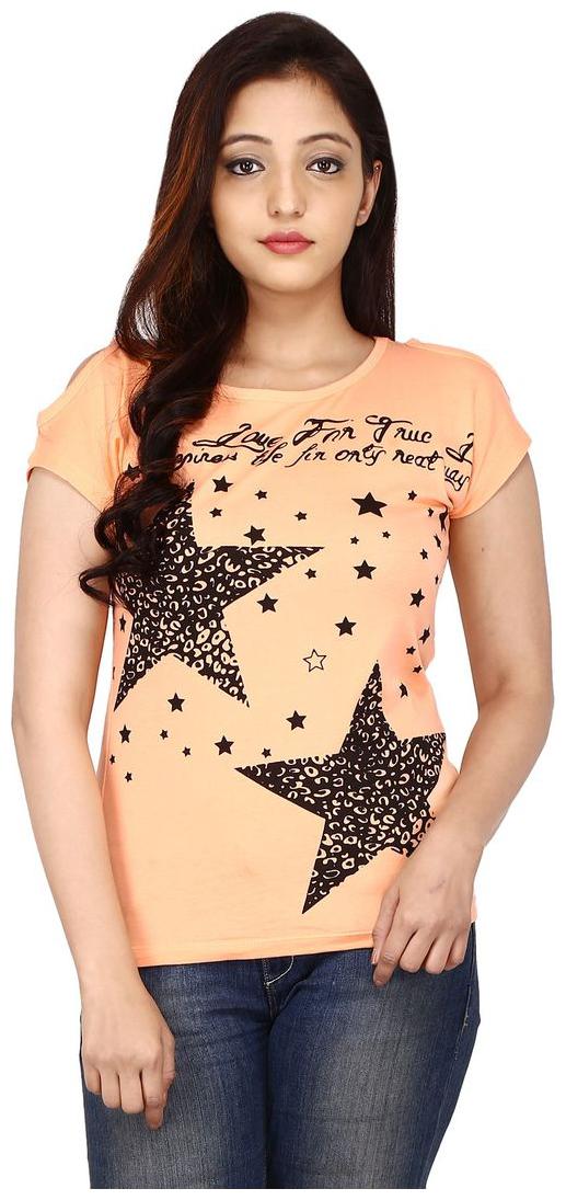 

Romile Women Printed Regular top - Beige