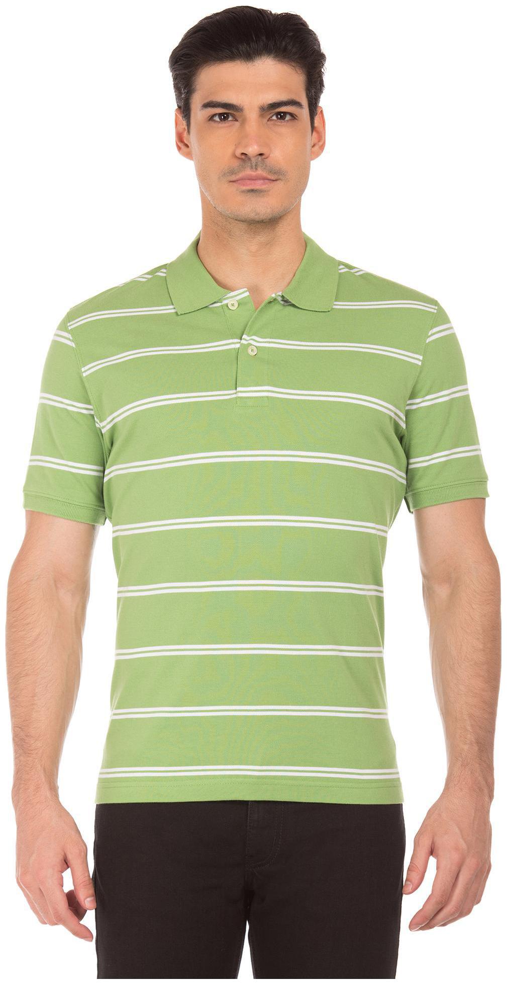 

RUGGERS Men Green Regular fit Cotton Polo collar T-Shirt - Pack Of 1