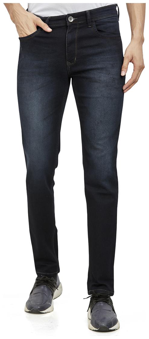 

Roxton Men Navy Blue Tapered Fit Jeans