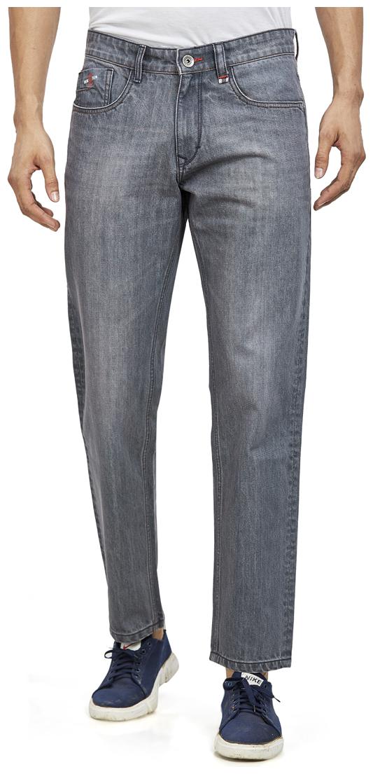 

Roxton Men Grey Tapered Fit Jeans