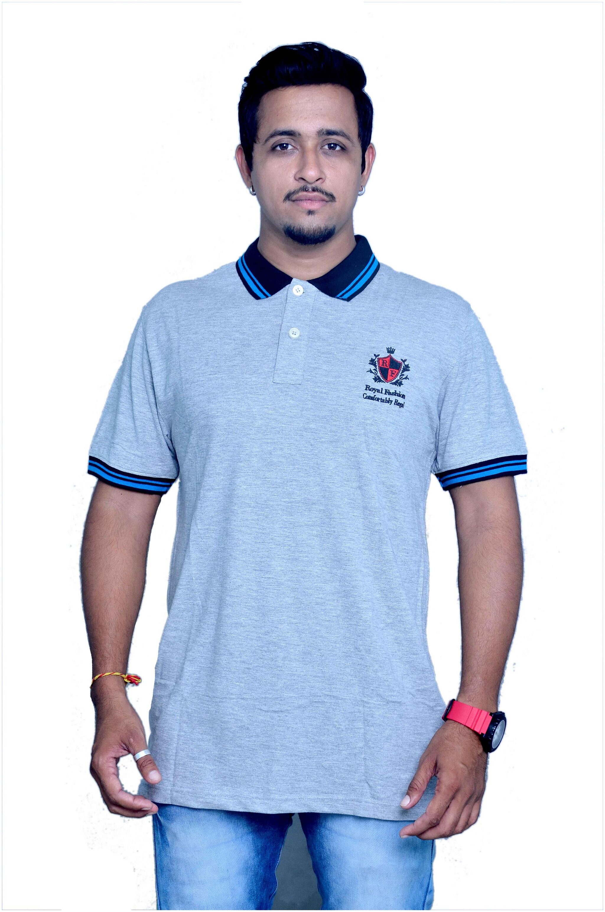 

ROYAL FASHION MEN POLO HALF SLEEVES T-SHIRT