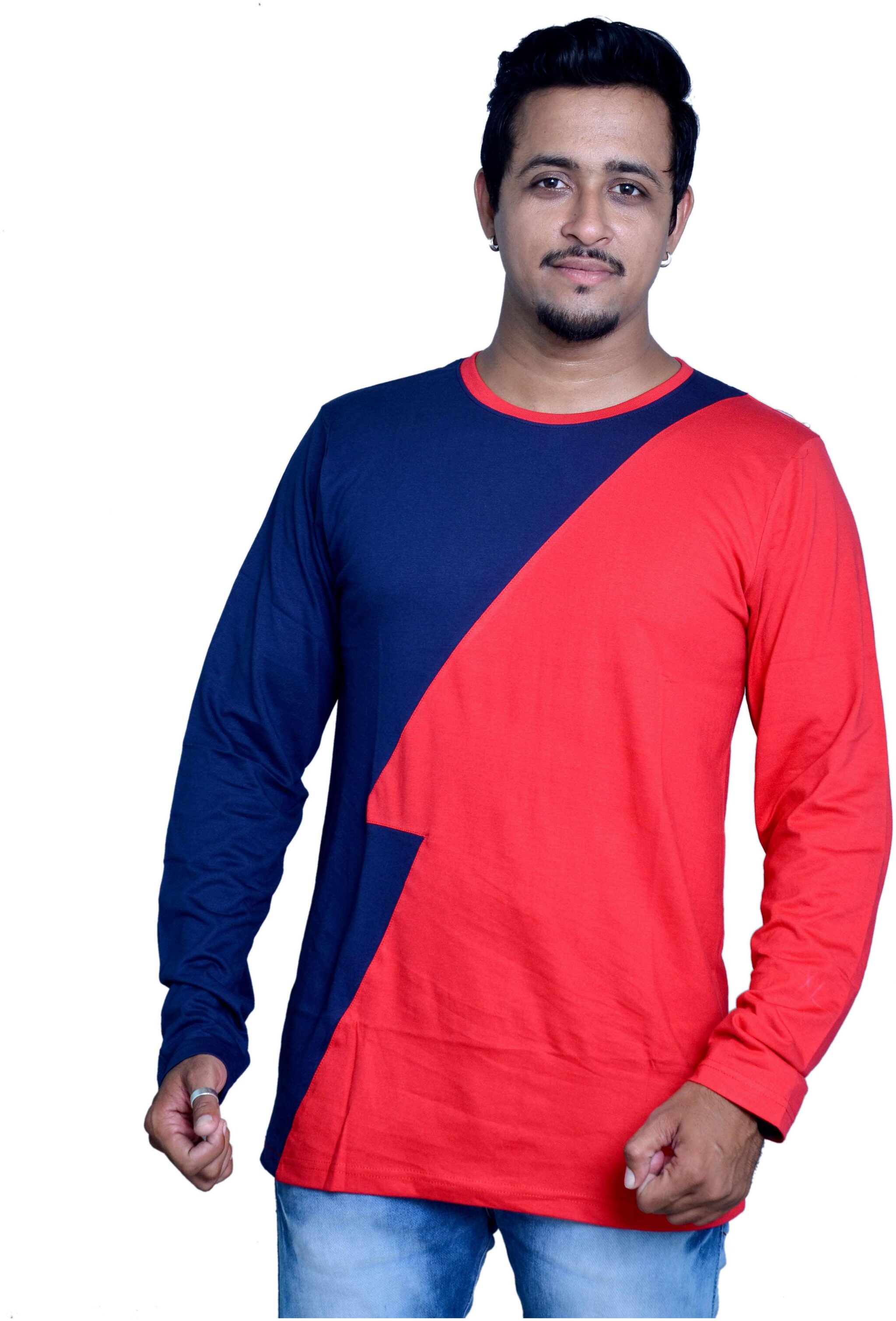 

ROYAL FASHION MEN T-SHIRT ROUND NECK FULL SLEEVES MULTI COLOR